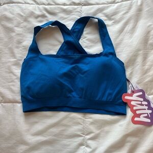 Fabletics Yitty Smooth as Hell Lounge Bralette NWT on the yacht blue
